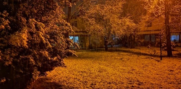Sapanca'da Beklenen Kar Yağışı Başladı
