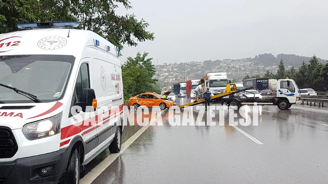 Yağış Kazayı Beraberinde Getirdi: 6 Yaralı