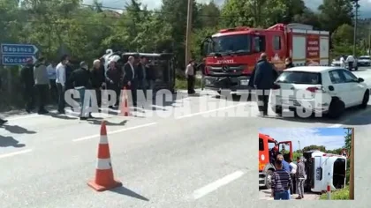 Sapanca'da Trafik Kazası: 1 Yaralı