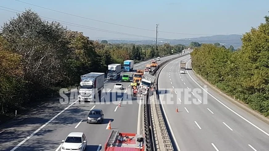 Sapanca'da Korkutan Kaza
