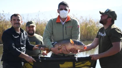20 Kilo 210 Gram Ağırlığındaki Balıkla Birinci Oldu