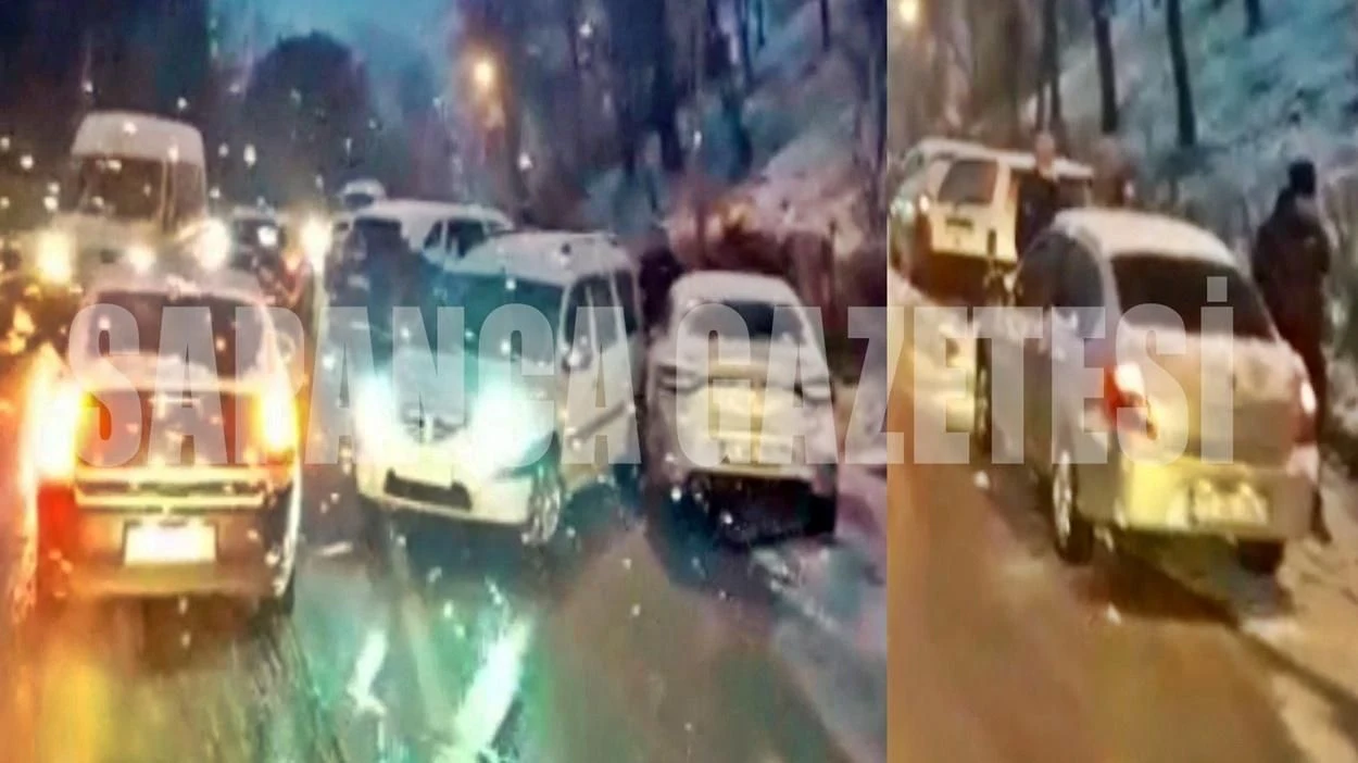 Sapanca'da Zincirleme Trafik Kazası