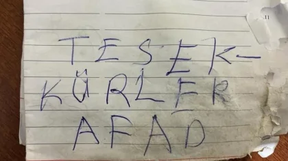Aracı Kurtardılar, Teşekkür Yazısı ile Moral Buldular