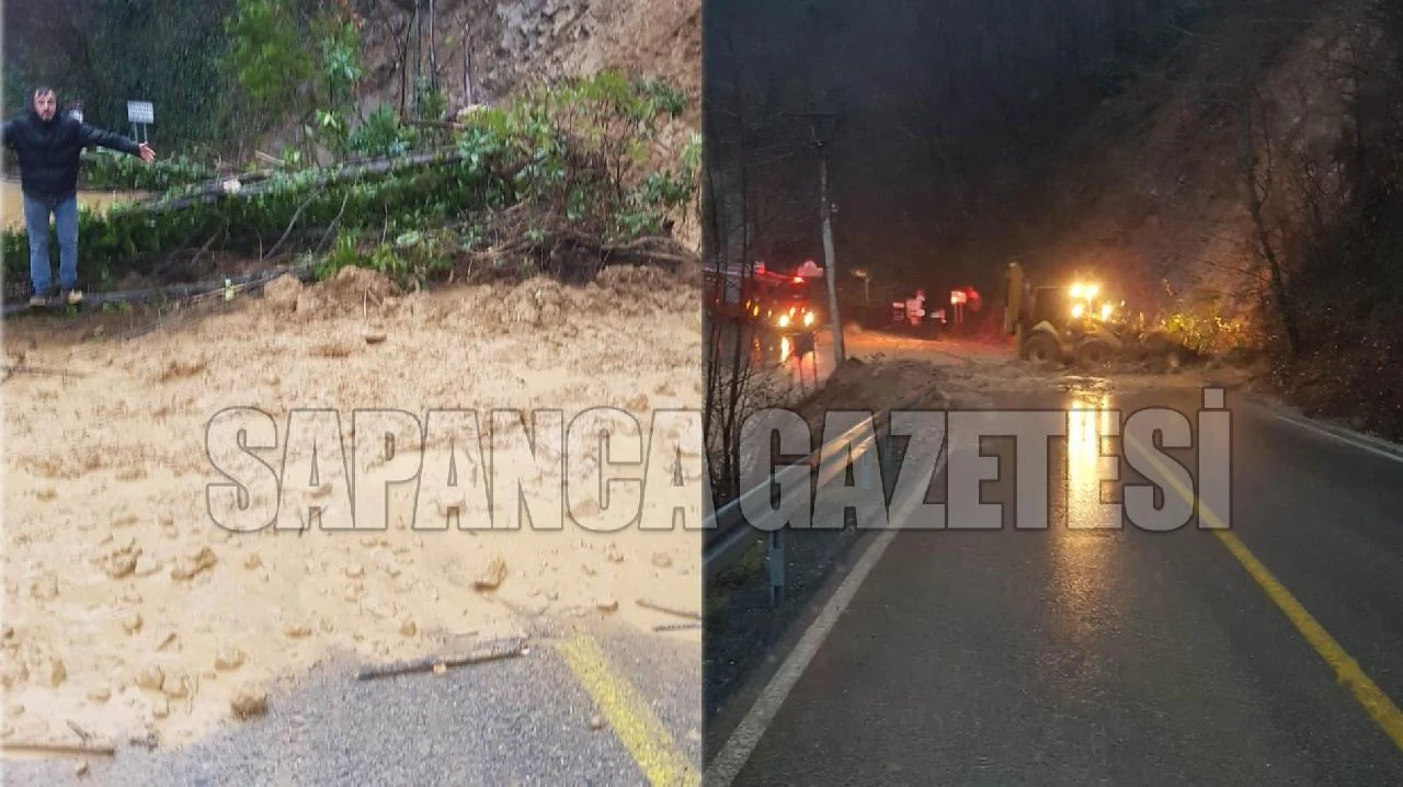 Toprak Kaydı Yol Kapandı