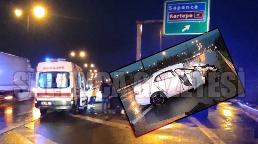 Sapanca'da Trafik Kazası: 3 Yaralı