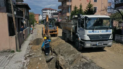 Sapanca Kayacan Caddesi Güzelleşiyor
