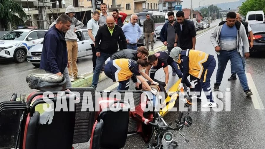 Sapanca'da Trafik Kazası: 1 Ağır Yaralı