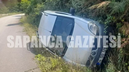Sapanca'da Trafik Kazası: 1 Yaralı