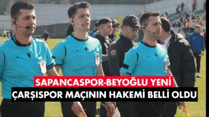Sapancaspor Maçında Düdük Çakar'da