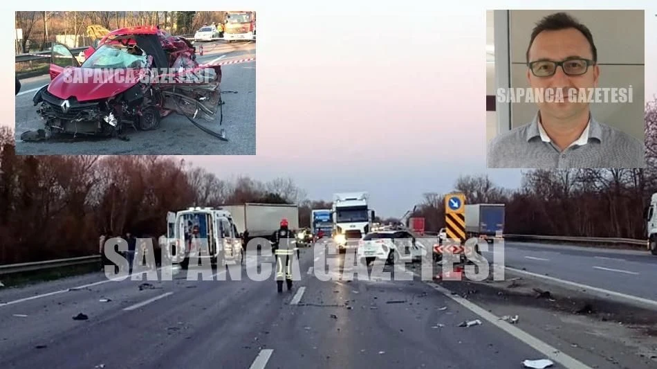 Sapanca'da Feci Kaza, Tır Karşı Şeride Geçti: 1 Ölü, 1 Yaralı