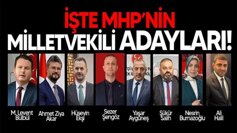 İşte MHP Sakarya Milletvekili Adayları