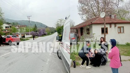 Sapanca'da Suv Araç ile Otomobil Çarpıştı: 1 Yaralı