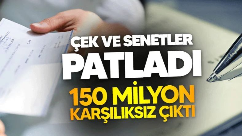 Sakarya'da Çek ve Senetler Patladı... 150 Milyon Karşılıksız Çıktı!