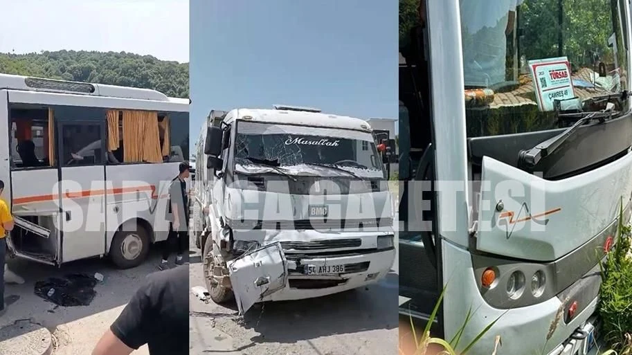 Kamyonla Çarpışan Tur Midibüsündeki 7 Turist Yaralandı