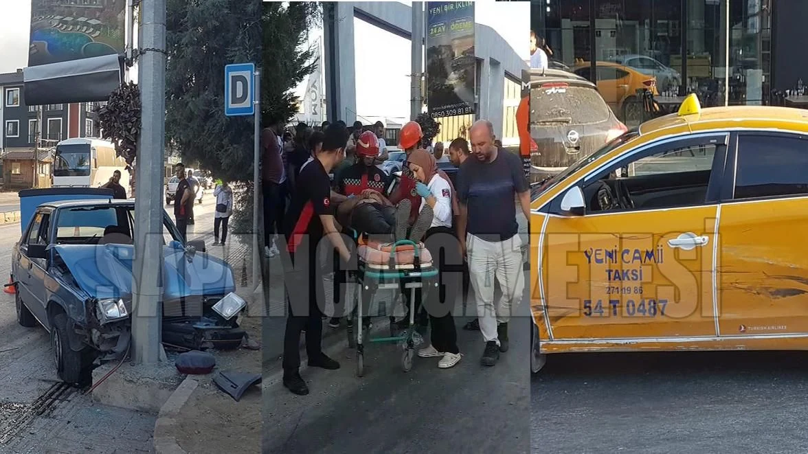 Sapanca'da Trafik Kazası: 1 Yaralı