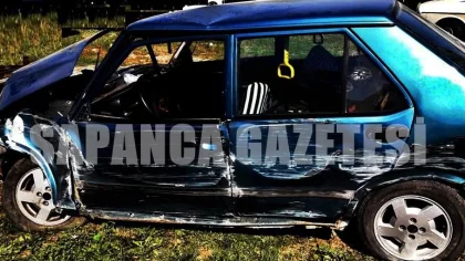 Sapanca'da Alkollü Sürücü Duvara Çarptı: 1 Yaralı
