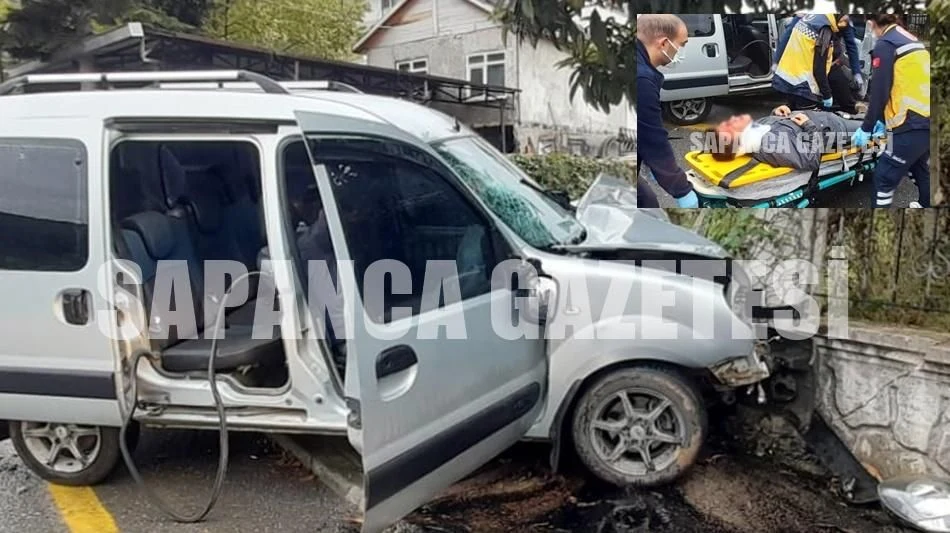 Sapanca'da Trafik Kazası: 2 Yaralı