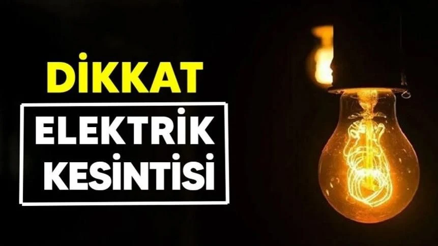 Sapanca'da Elektrikler Kesilecek!