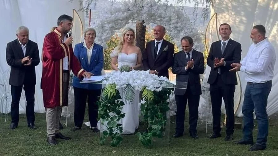 Başkan Şerif Adıyaman, Neslihan Balkaya ile Dünya Evine Girdi