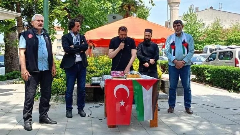 Sapanca Gazze Platformu'ndan Basın Açıklaması