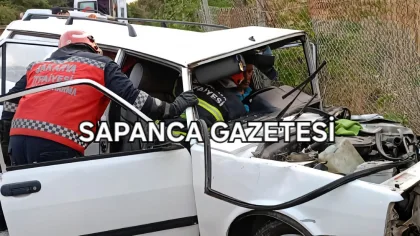Sapanca'da Trafik Kazası: 3 Yaralı