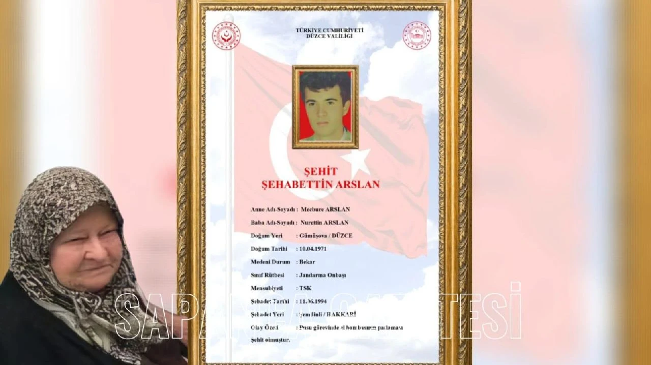 Şehit Annesi Mecbure Arslan Vefat Etti