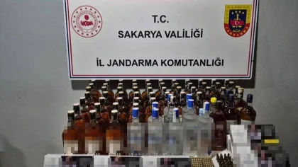 Jandarmadan Kaçak İçki ve Uyuşturucu Operasyonu!