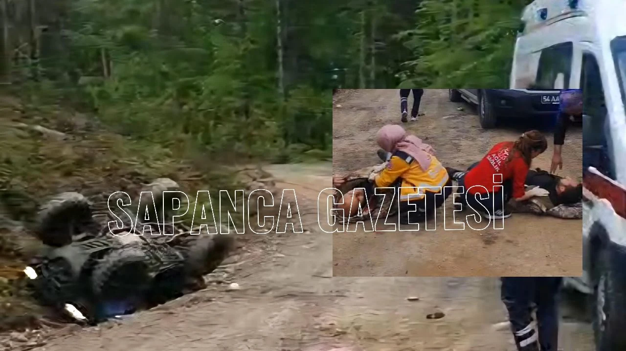 Sapanca'da Atv Kazası: 2 Yaralı