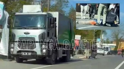 Çöp Kamyonunun Çarptığı Kadın Hayatını Kaybetti