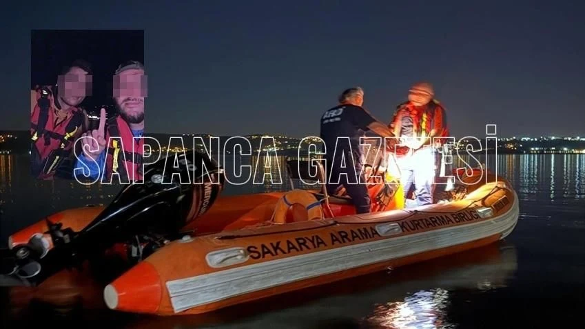 Sapanca Gölü'nde Mahsur Kalan 2 Kişiyi AFAD Kurtardı