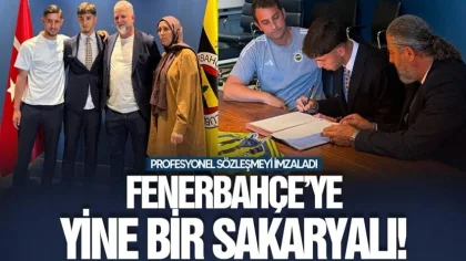 Fenerbahçe'ye İkinci Sapancalı! Güner Ekici Profesyonel İmza Attı