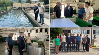 Kaymakam Yazıcı'dan Su Ürünleri Üretim Tesisi'ne Ziyaret