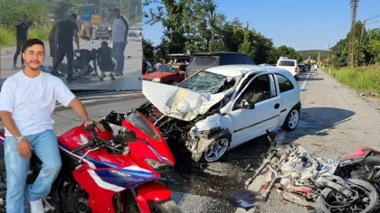 Motosiklet Sürücüsünden Acı Haber Geldi