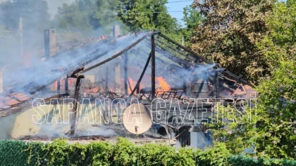 Sapanca'da Tek Katlı Evde Yangın Çıktı!