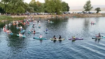 Sapanca Gölü'nde Popülerleşen Spor Dalı; Sup