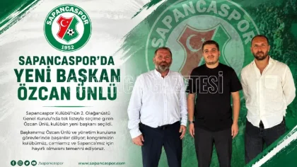 Sapancaspor'da Yeni Başkan Özcan Ünlü
