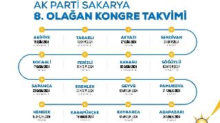 AK PARTİ SAPANCA'DA KONGRE TARİHİ BELLİ OLDU