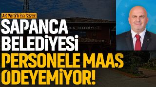 SEZER: ''25 YIL SONRA İLK DEFA BELEDİYE PERSONELE MAAŞINI ÖDEYEMEDİ''
