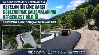 O MAHALLEDE HEYELAN RİSKİNE KARŞI GÜÇLENDİRME
